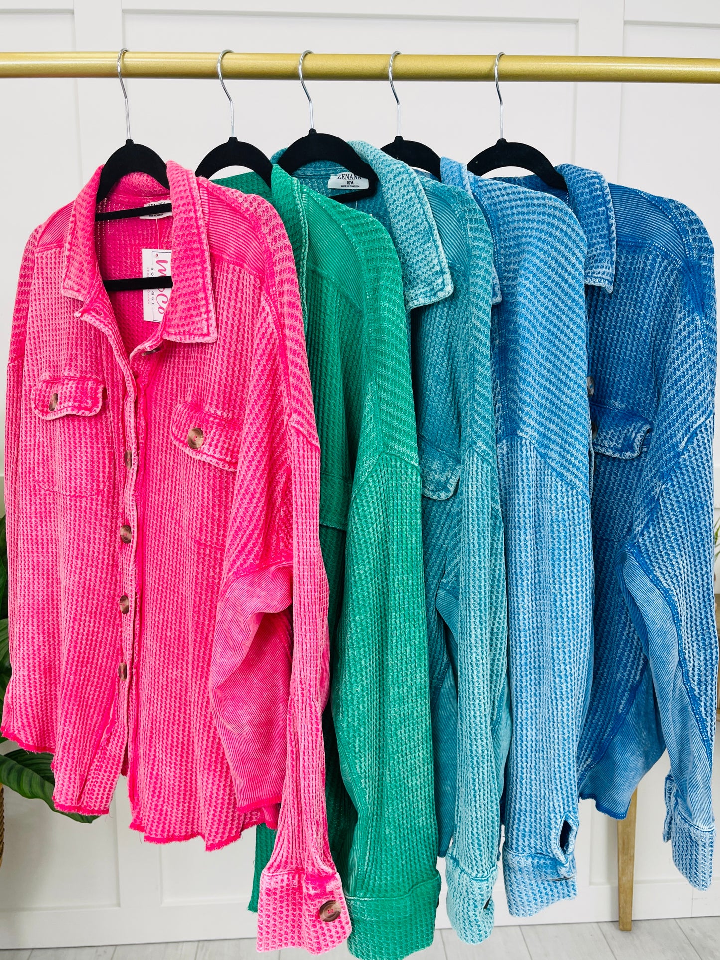 Casual Commitment Shacket in Multiple Colors!