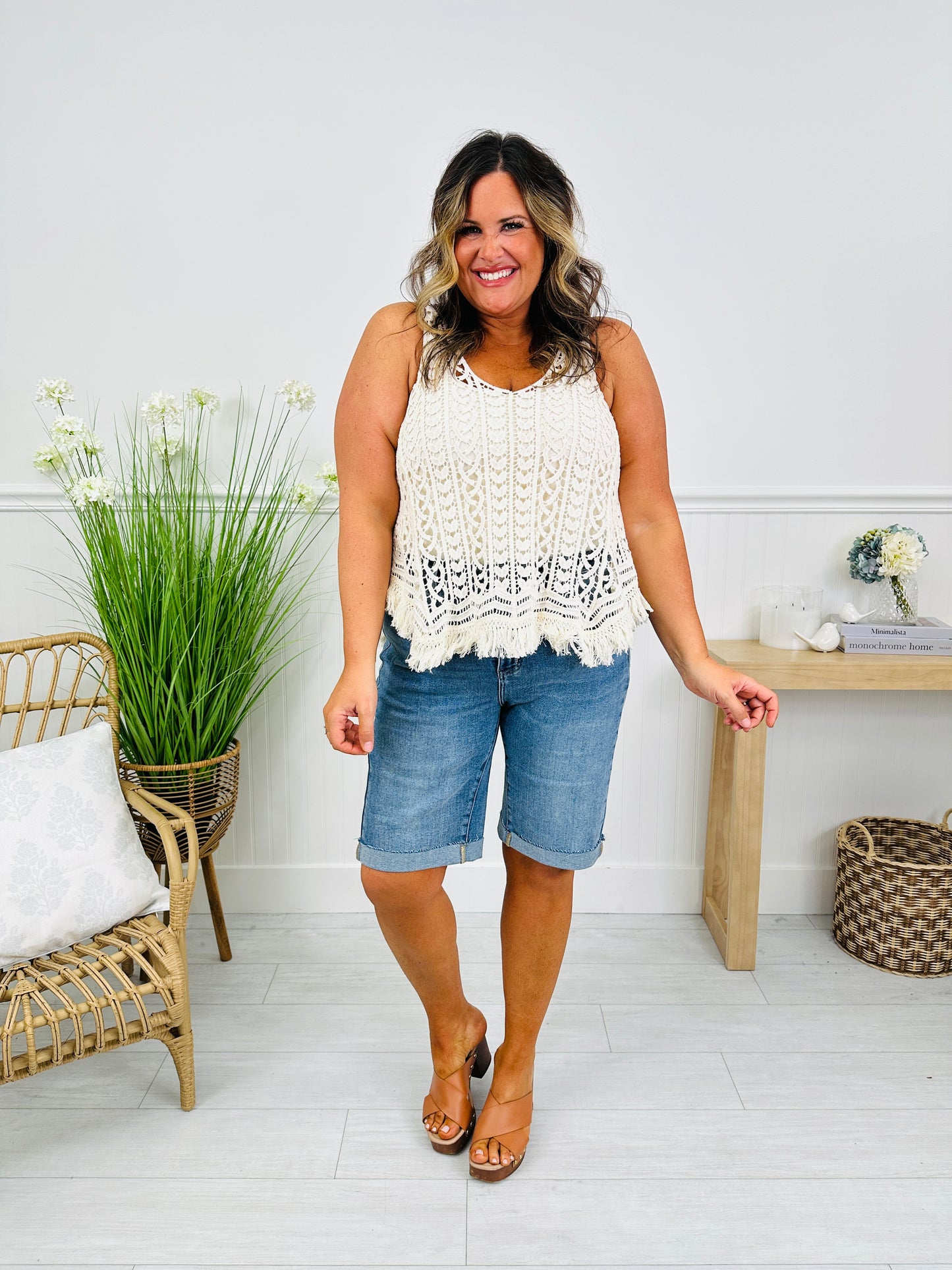 Basically Bermuda Tummy Control Shorts