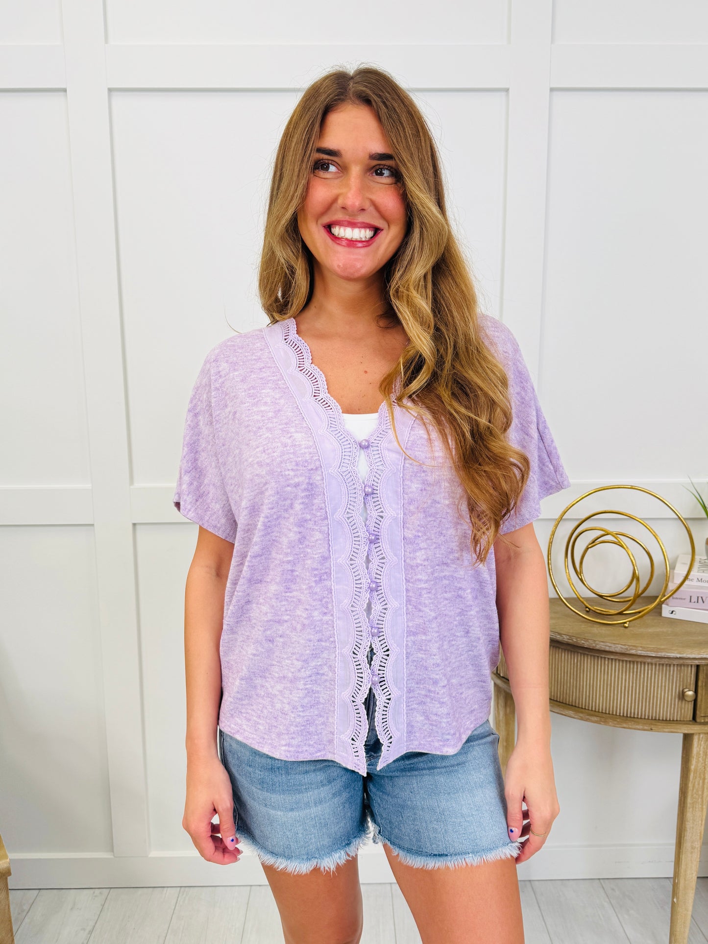 Lilac Love Story Top