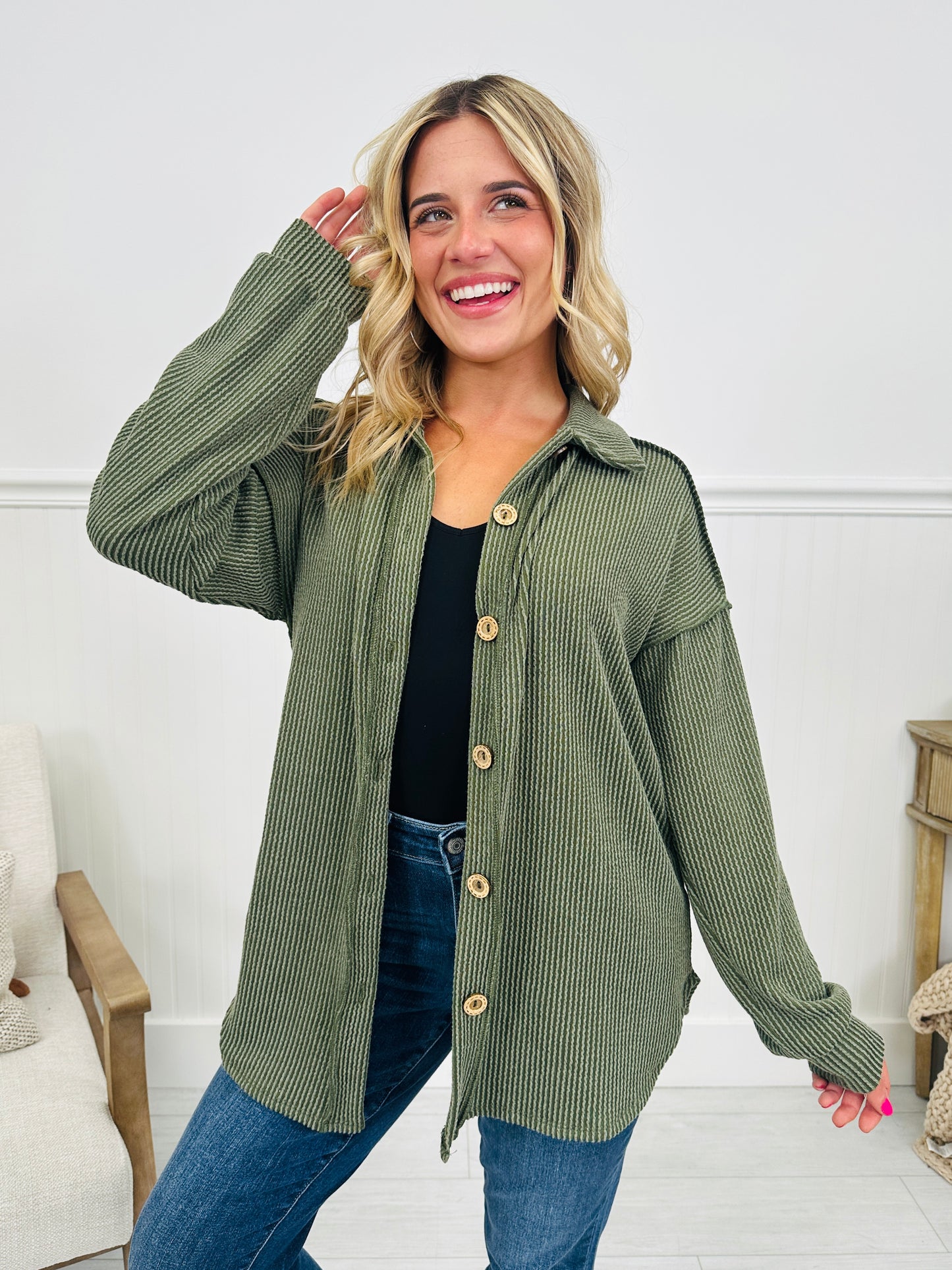 Fall Feelings Shacket In Multiple Colors