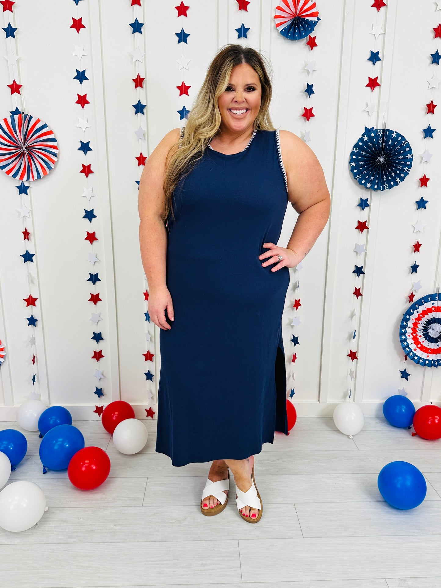 Fireworks and Freedom Midi Dress