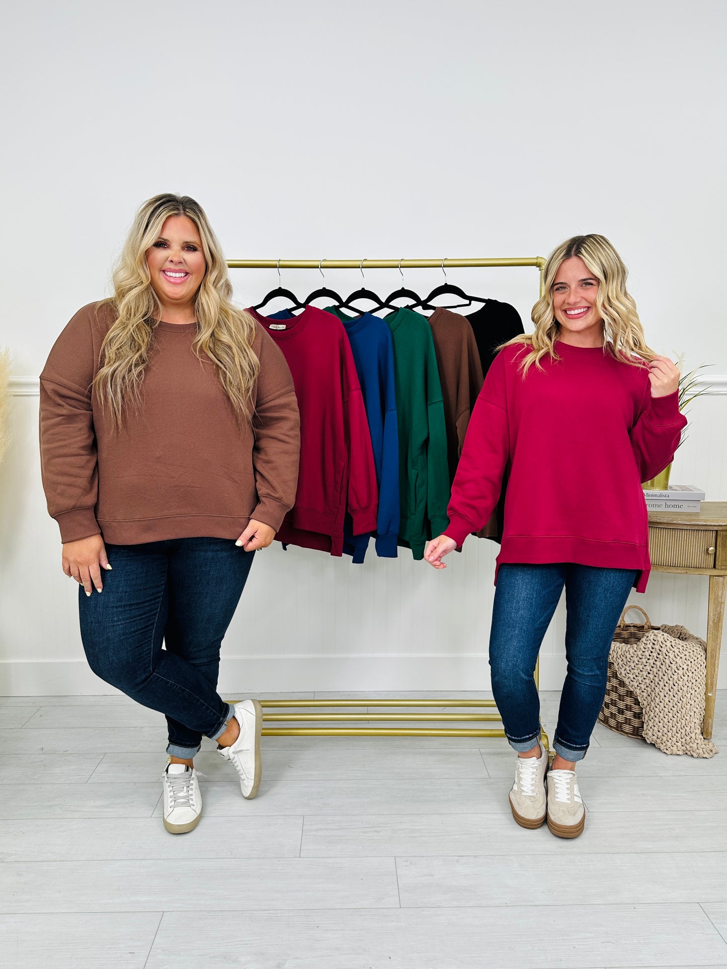 Cozy Intentions Pullover- Multiple Colors!