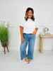 Judy Blue Make It Easy Ankle Wide Leg Jeans
