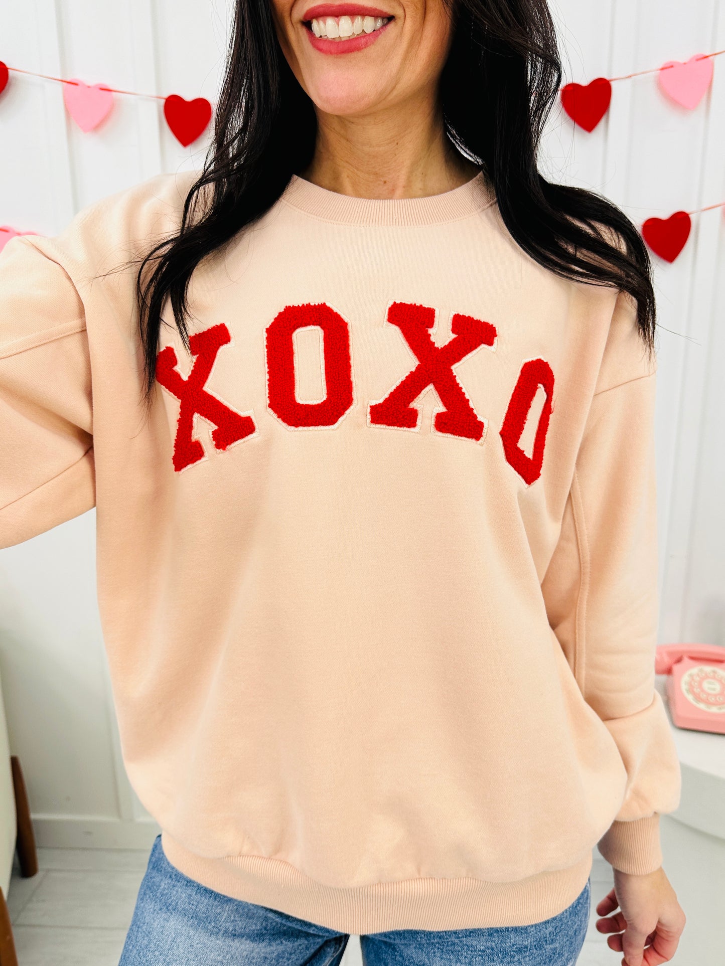 MOCO Exclusive Love and XOXO Graphic Sweatshirts