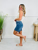 Release The Moment Tummy Control Release Hem Shorts