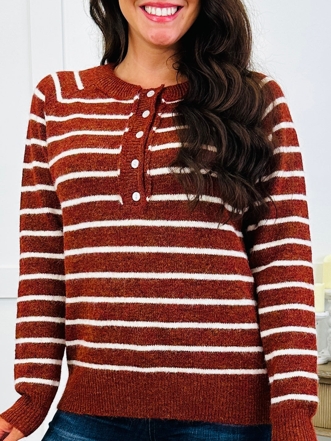 Fall Dreams Sweater In Copper