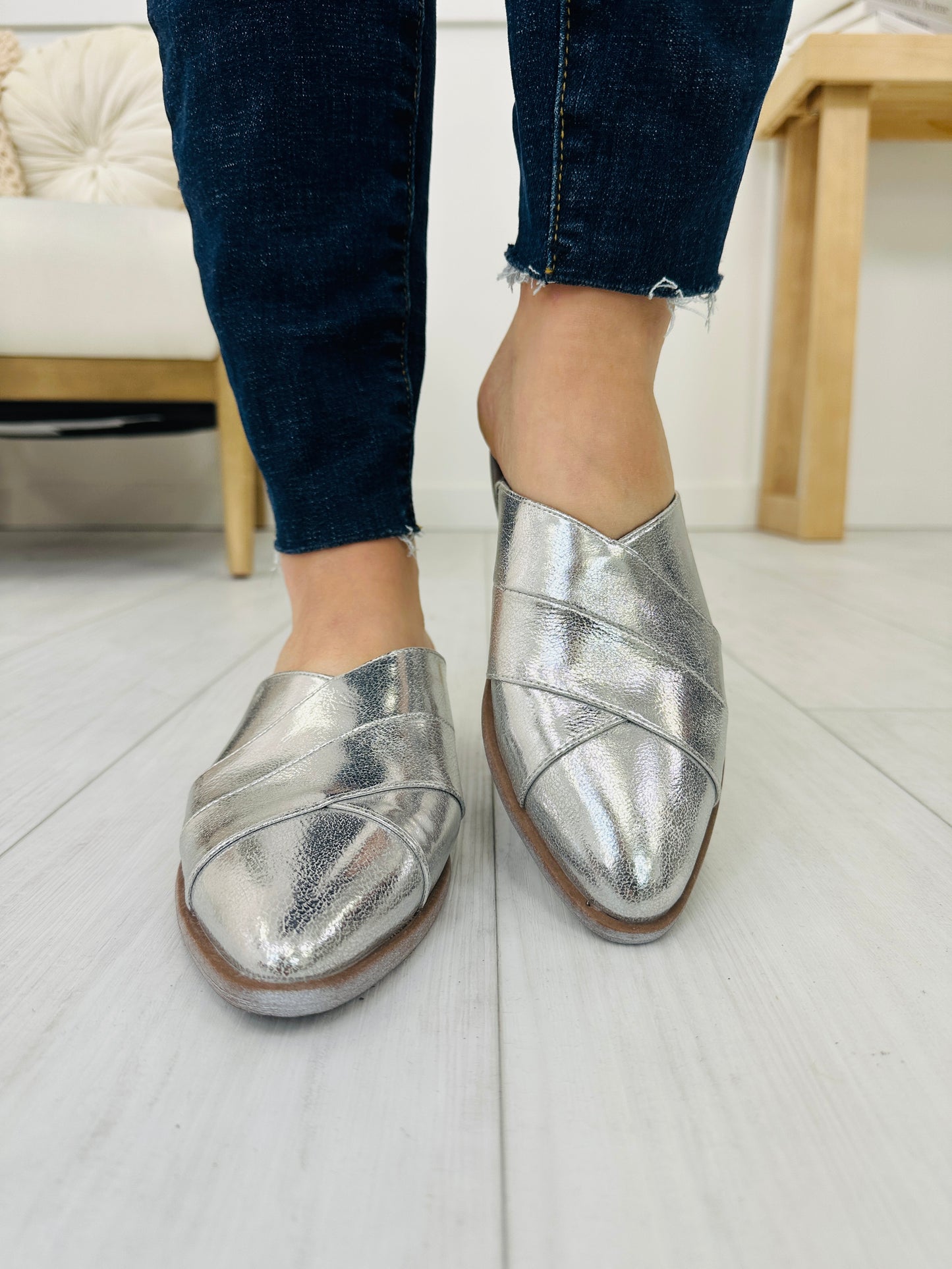 Silver Lining Mules