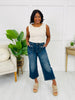 Judy Blue Easy Upgrade Wide Leg Cropped Jeans