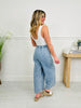 Drawn To You Cropped Wide Leg Featherweight Lounge Jeans