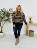 Soft Seasons Sweater In Dark Brown