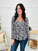 Blooming Hour Top in Charcoal
