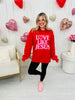 Love Like Jesus Puff Graphic Crewneck Sweatshirt