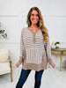 Lines Of Thought Top in Mocha