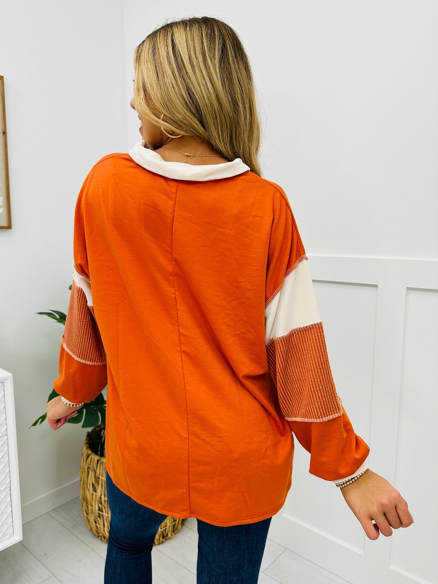 REG/CURVY Spiced Sunrise Pullover