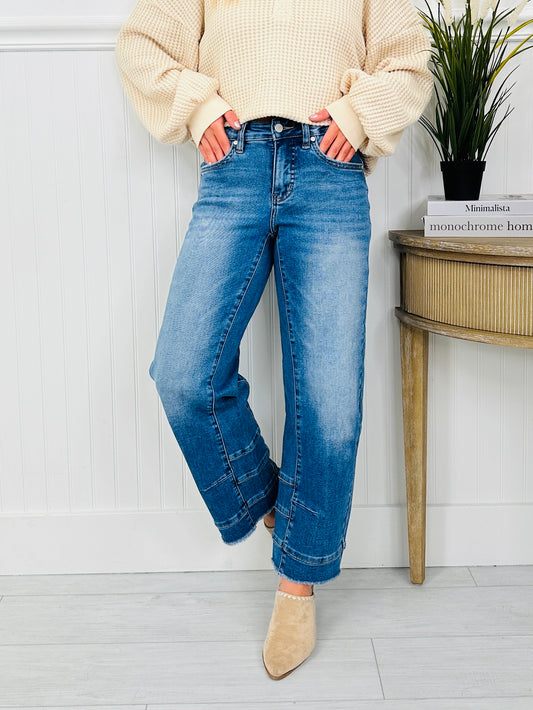Be Basic Barrel Jeans with Tummy Control
