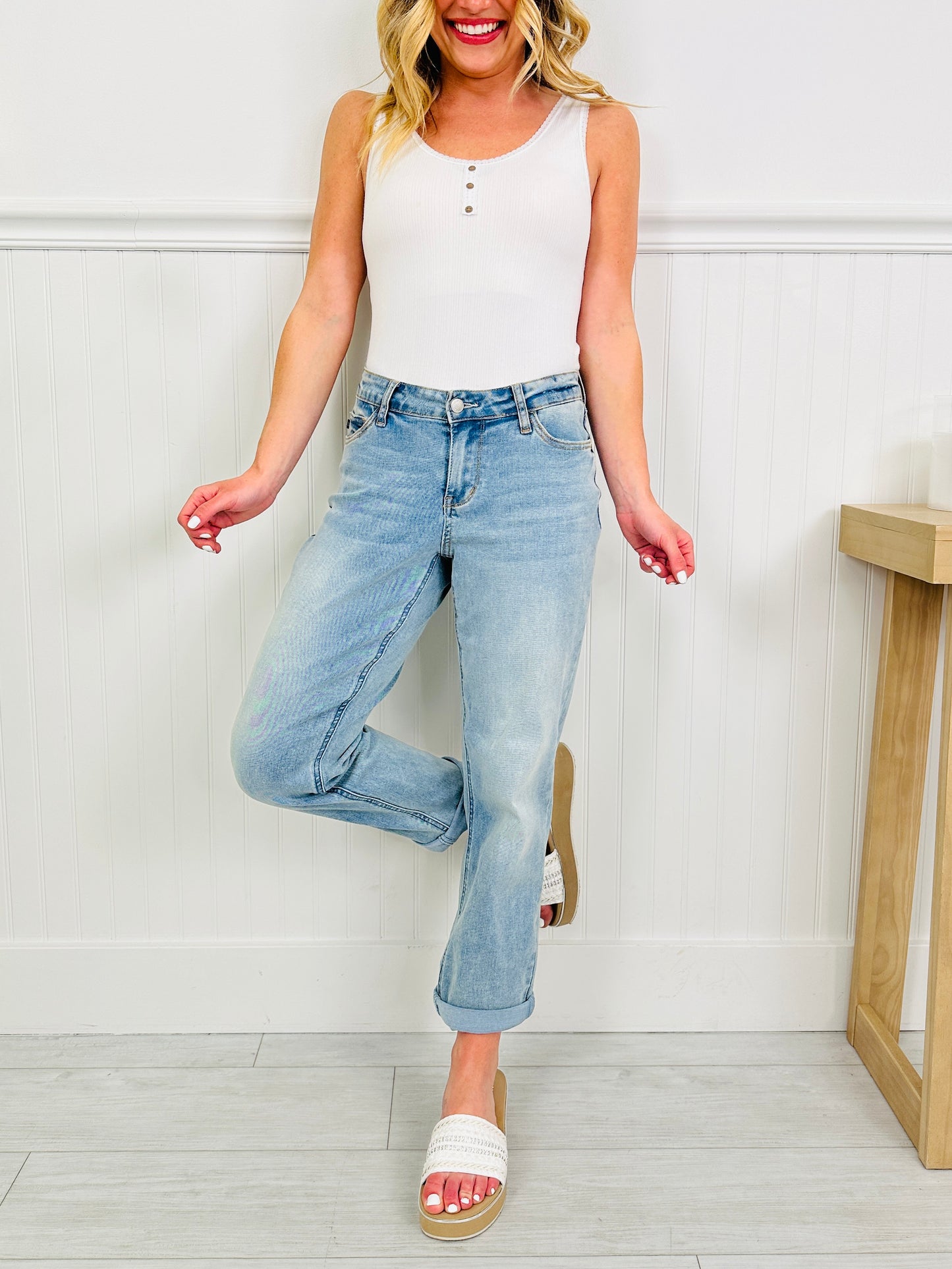 Judy Blue Keep Your Cool Cooling Boyfriend Jeans