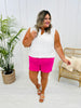 Judy Blue Perfectly Pink Midrise Shorts in Reg/Curvy