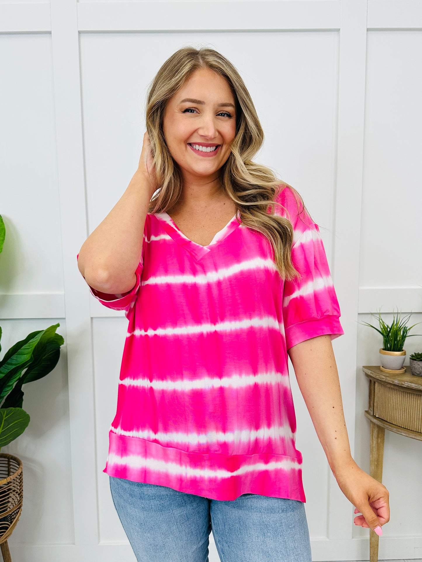The Sunset Stripe Tee In Multiple Colors