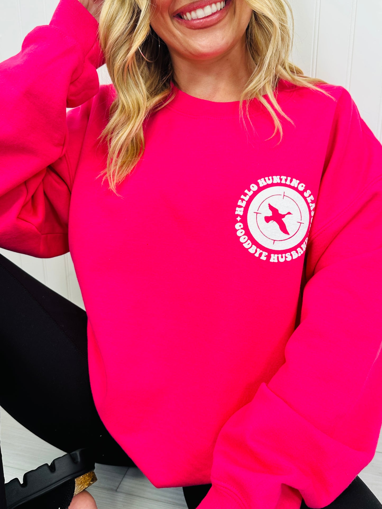 Hello Hunting Season Crewneck Sweatshirt-Multiple Colors!