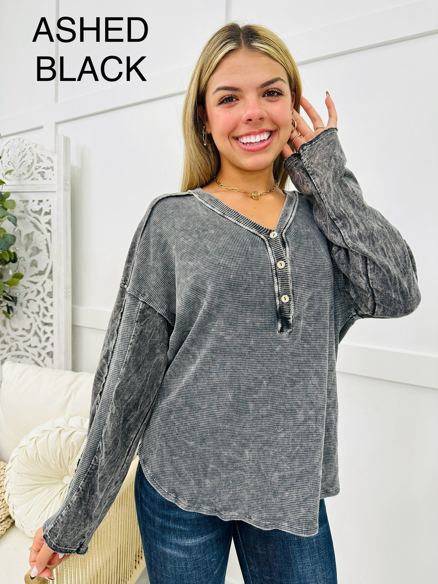 Effortless Charm Top- Multiple Colors!