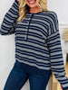 Fine Line Top In Navy