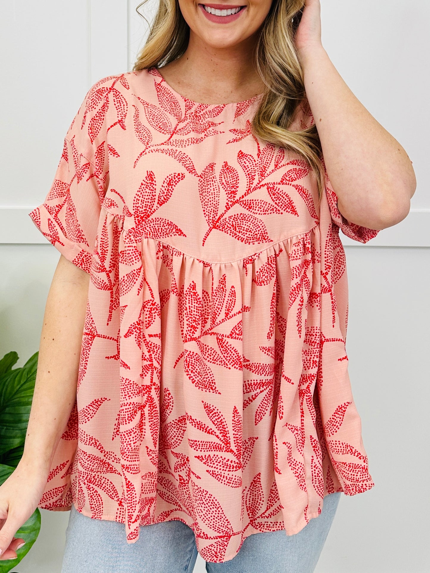 Polished & Poised Top in Peach Smoothie