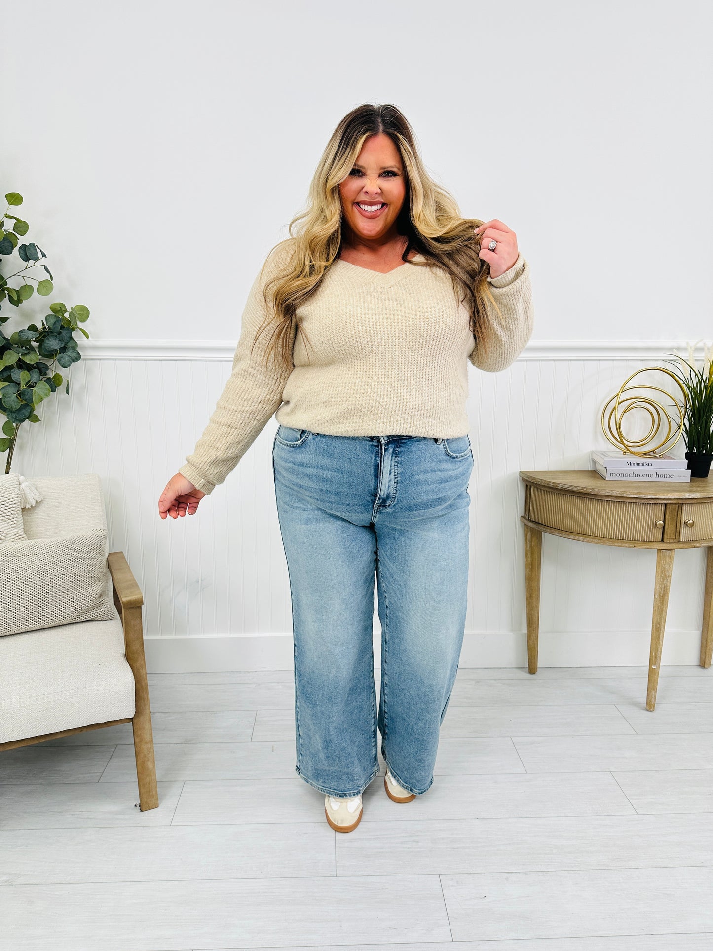 Fit Just Right Wide Leg Jeans With Tummy Control in Four Inseams