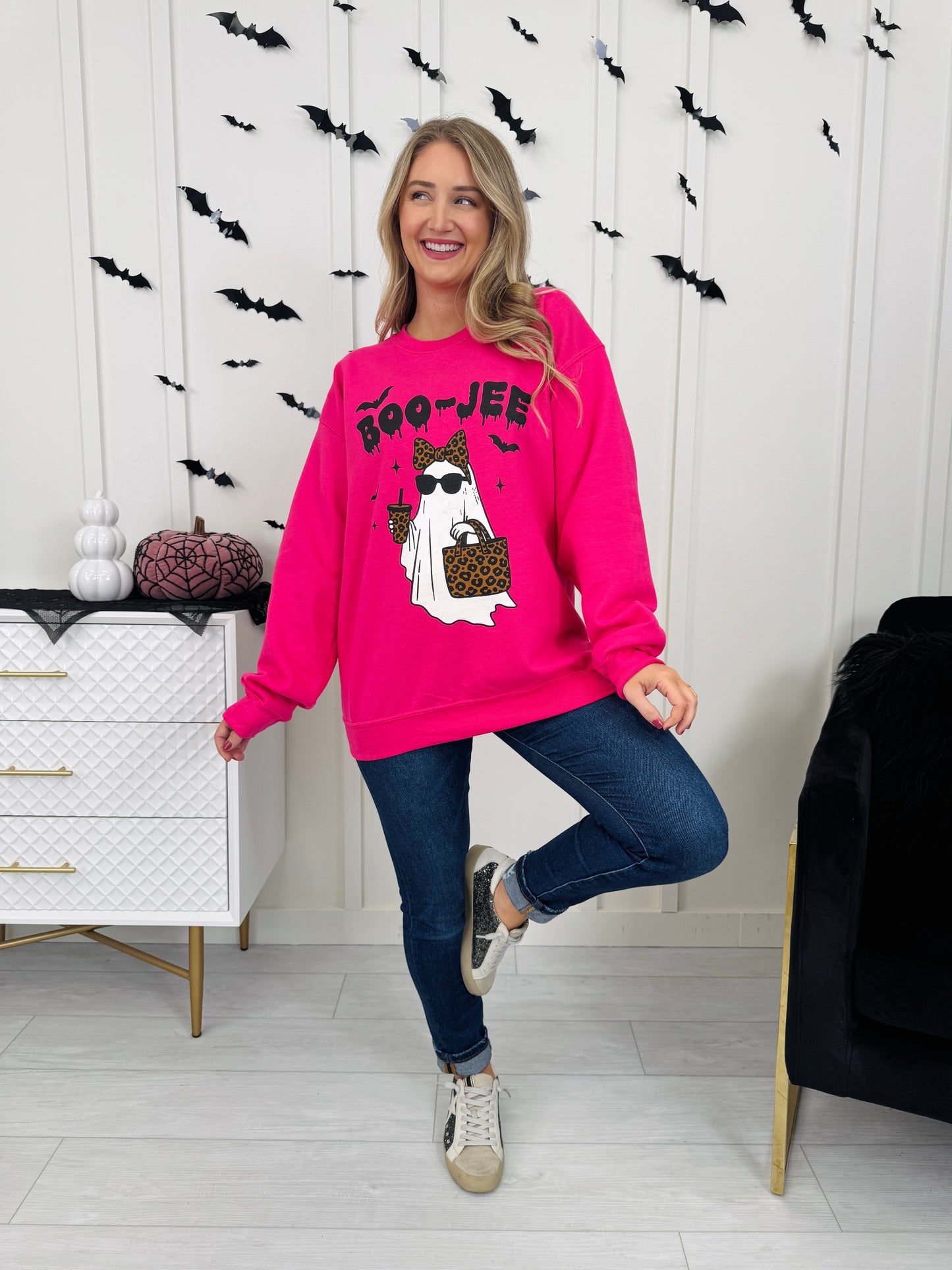 Boo-Jee Graphic Crewneck Sweatshirt - Multiple Colors!