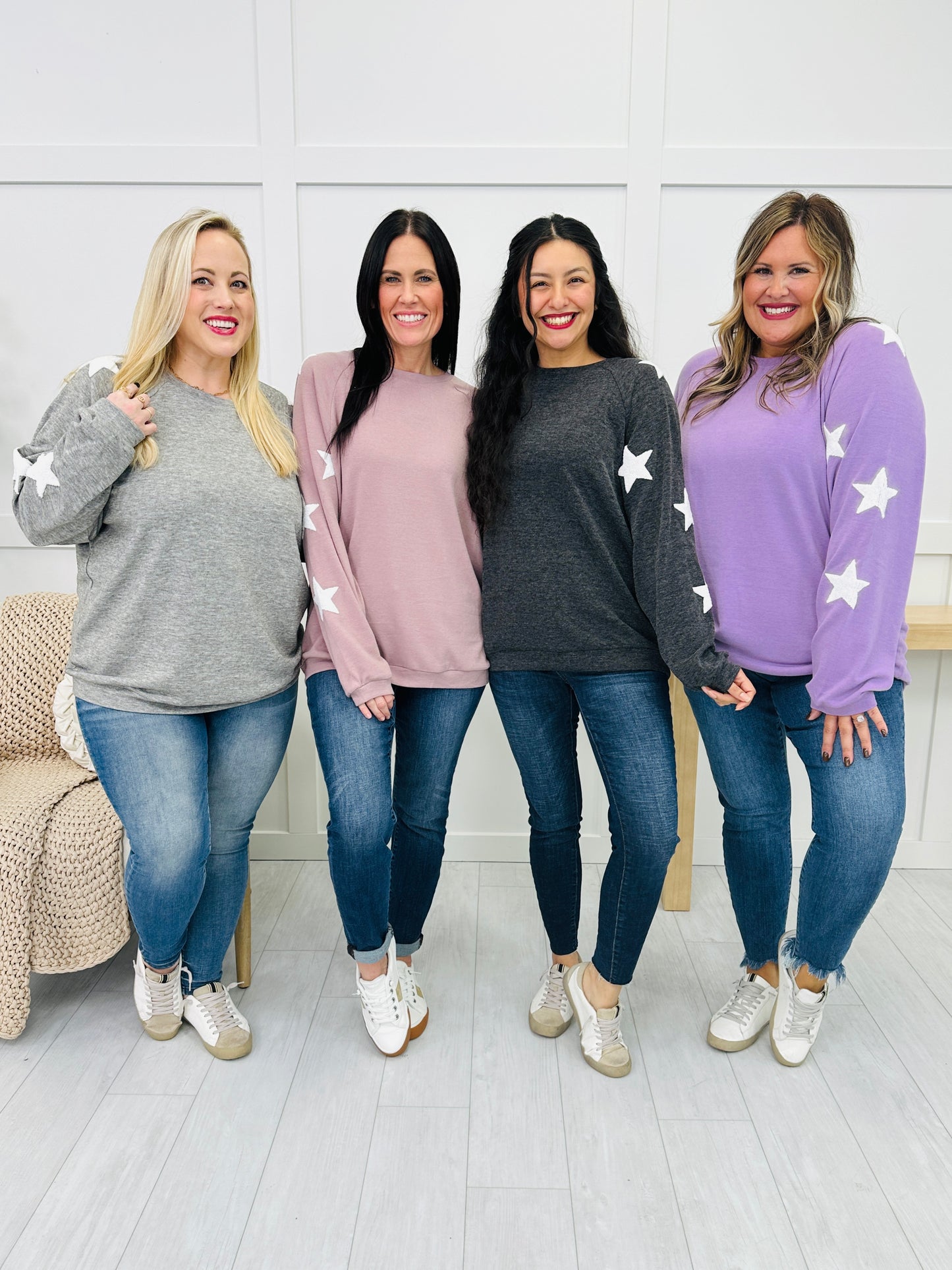 REG/CURVY Starry Embrace Sweater- Multiple Colors!