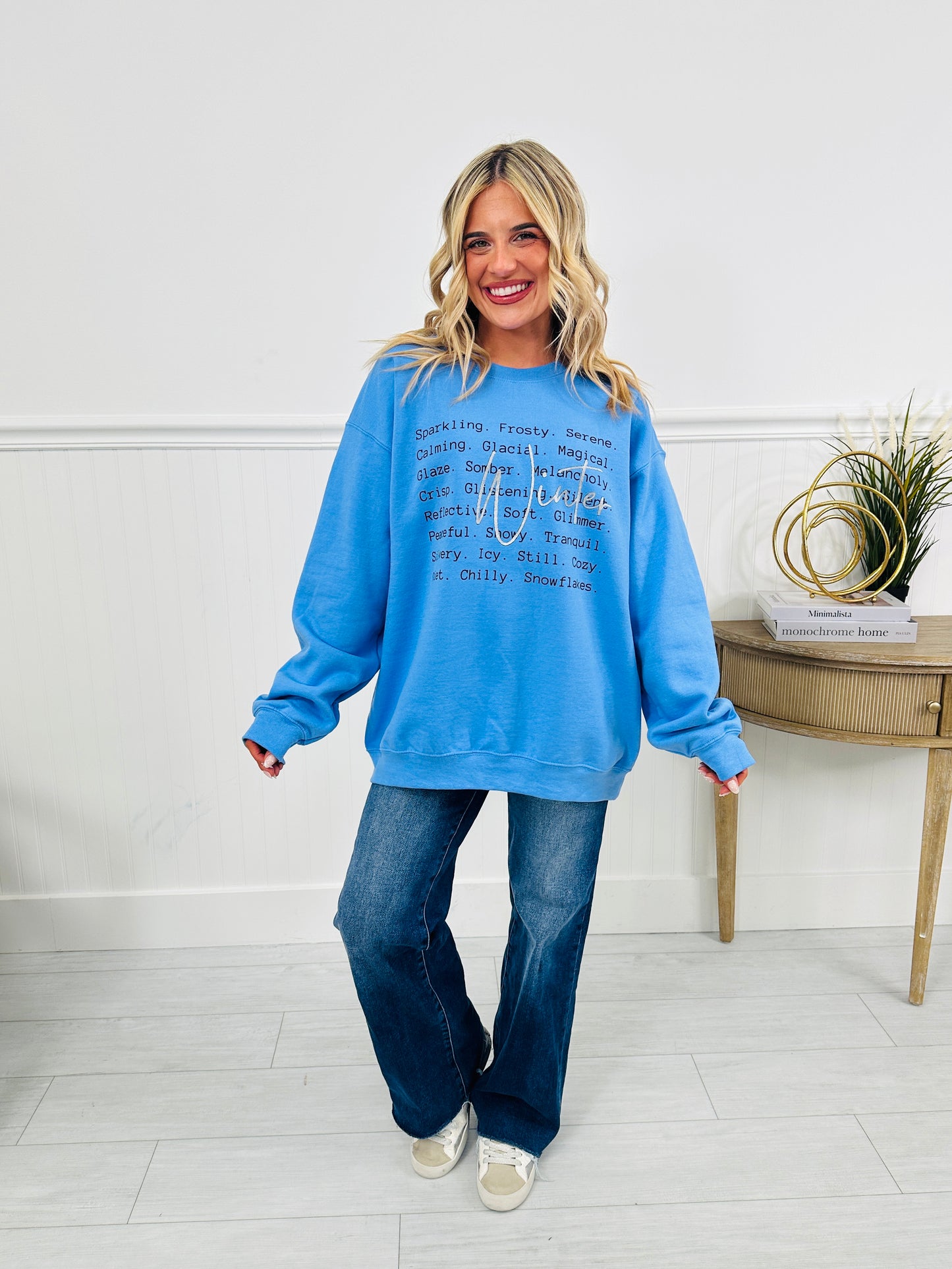 All Things Winter Graphic Crewneck Sweatshirt