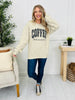 Coffee Weather Crewneck Sweatshirt in Taupe