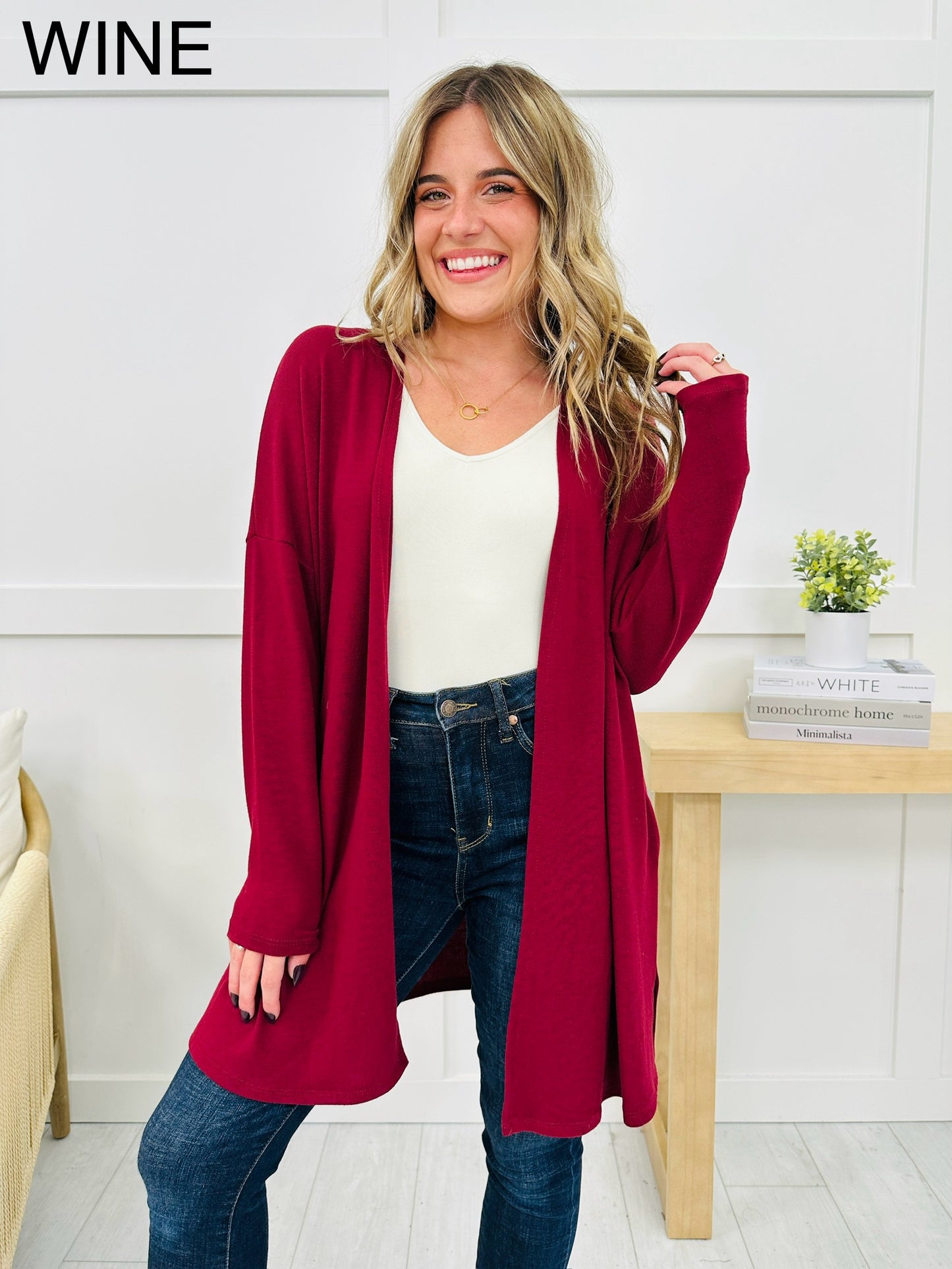 REG/CURVY The Comfiest Cardigan--Multiple Colors