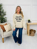 Only Talking To My Dog Graphic Crewneck Sweatshirt