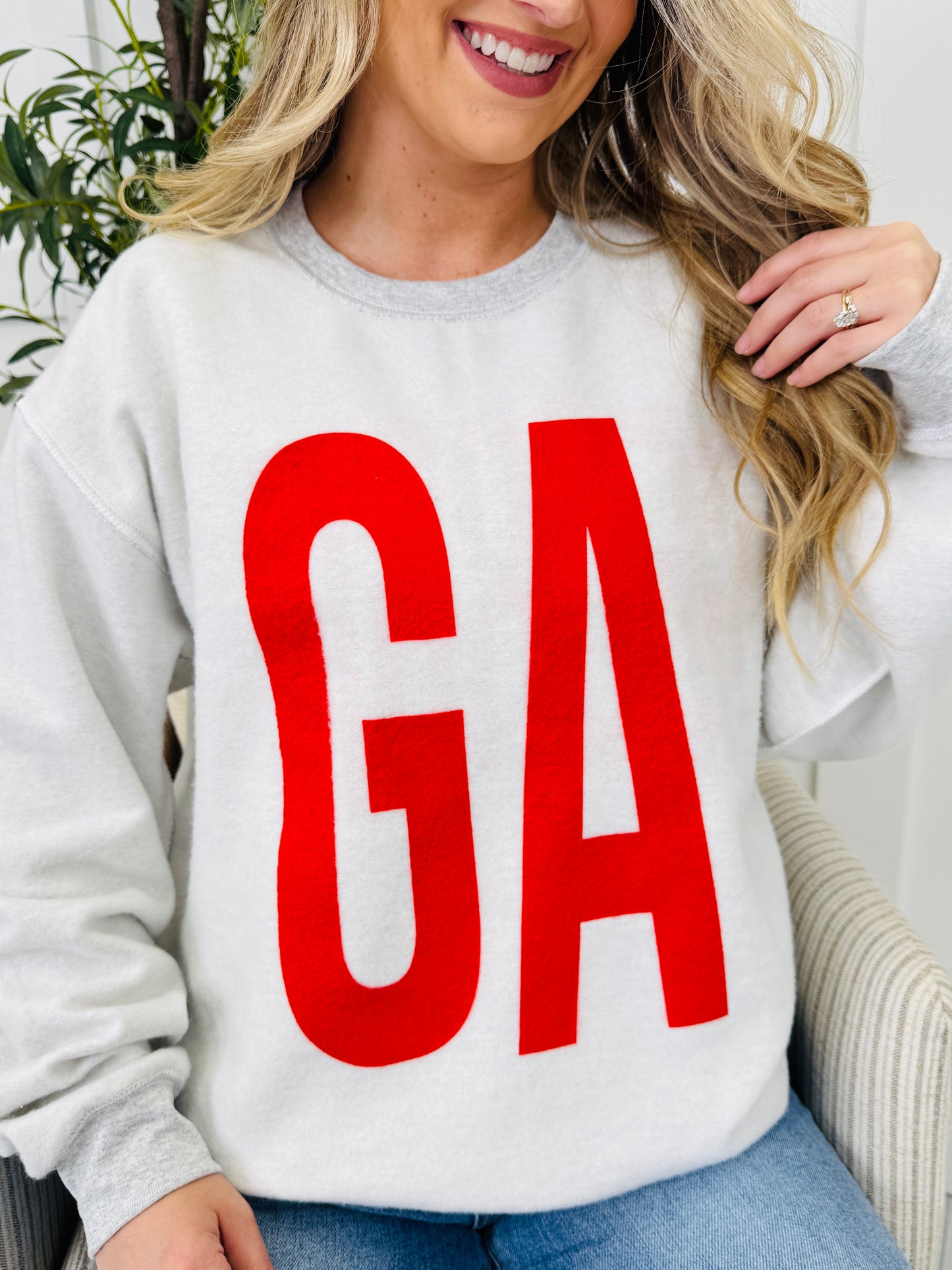 Georgia Reversible GA Graphic Crewneck Sweatshirt