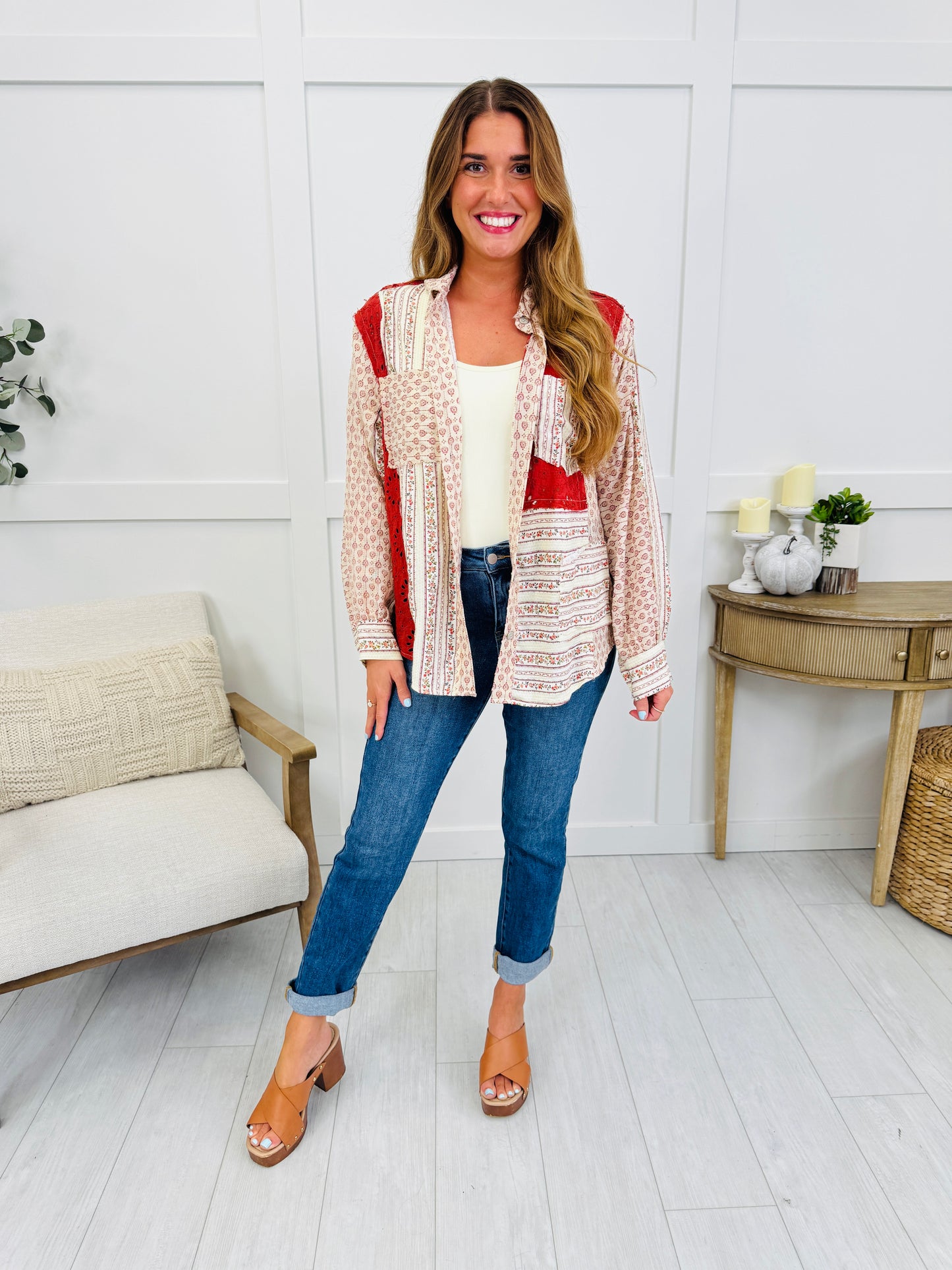 Crafted Blooms Top