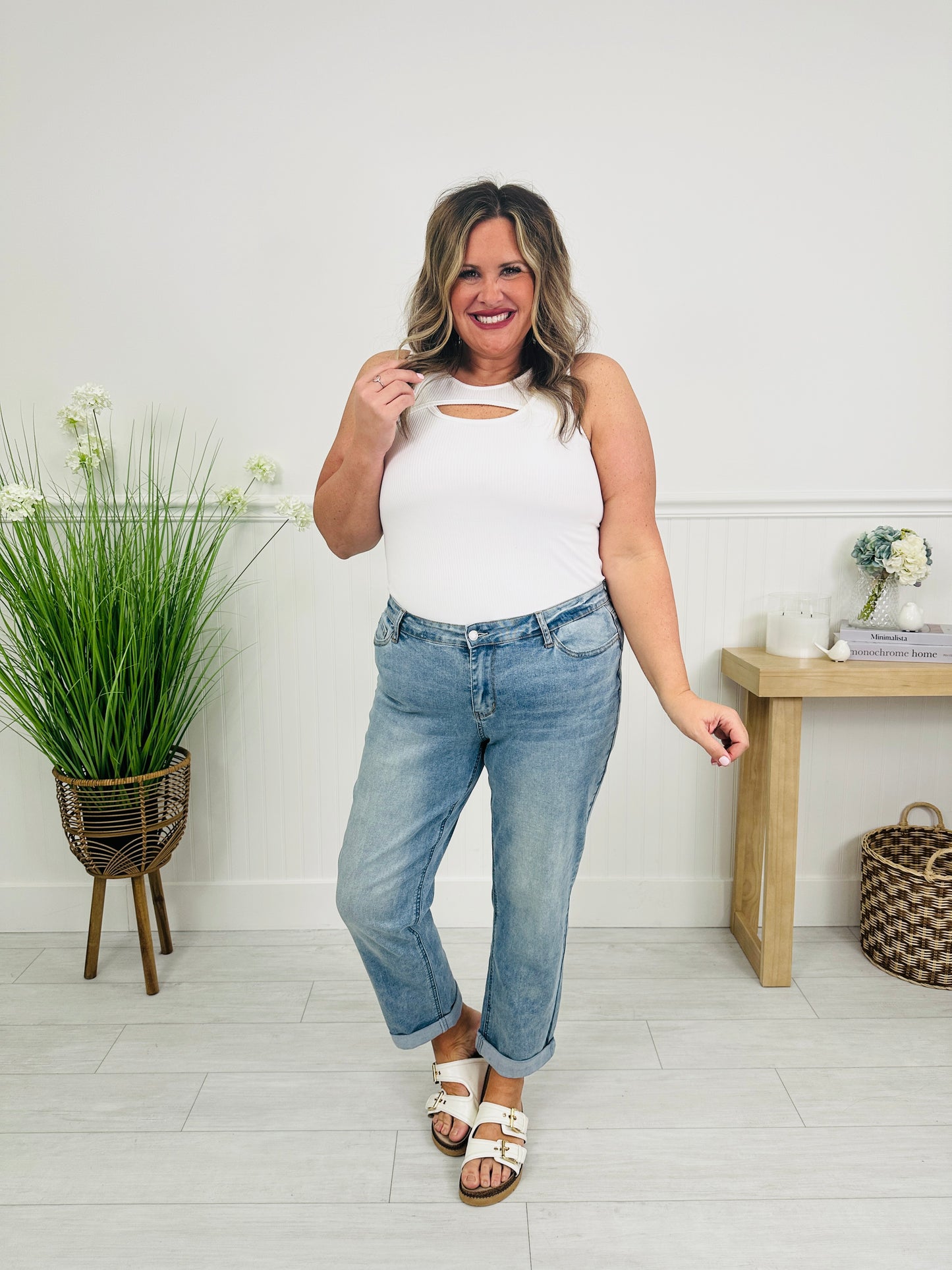 Judy Blue Keep Your Cool Cooling Boyfriend Jeans