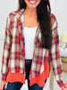 Driftwood Trails Flannel In Red