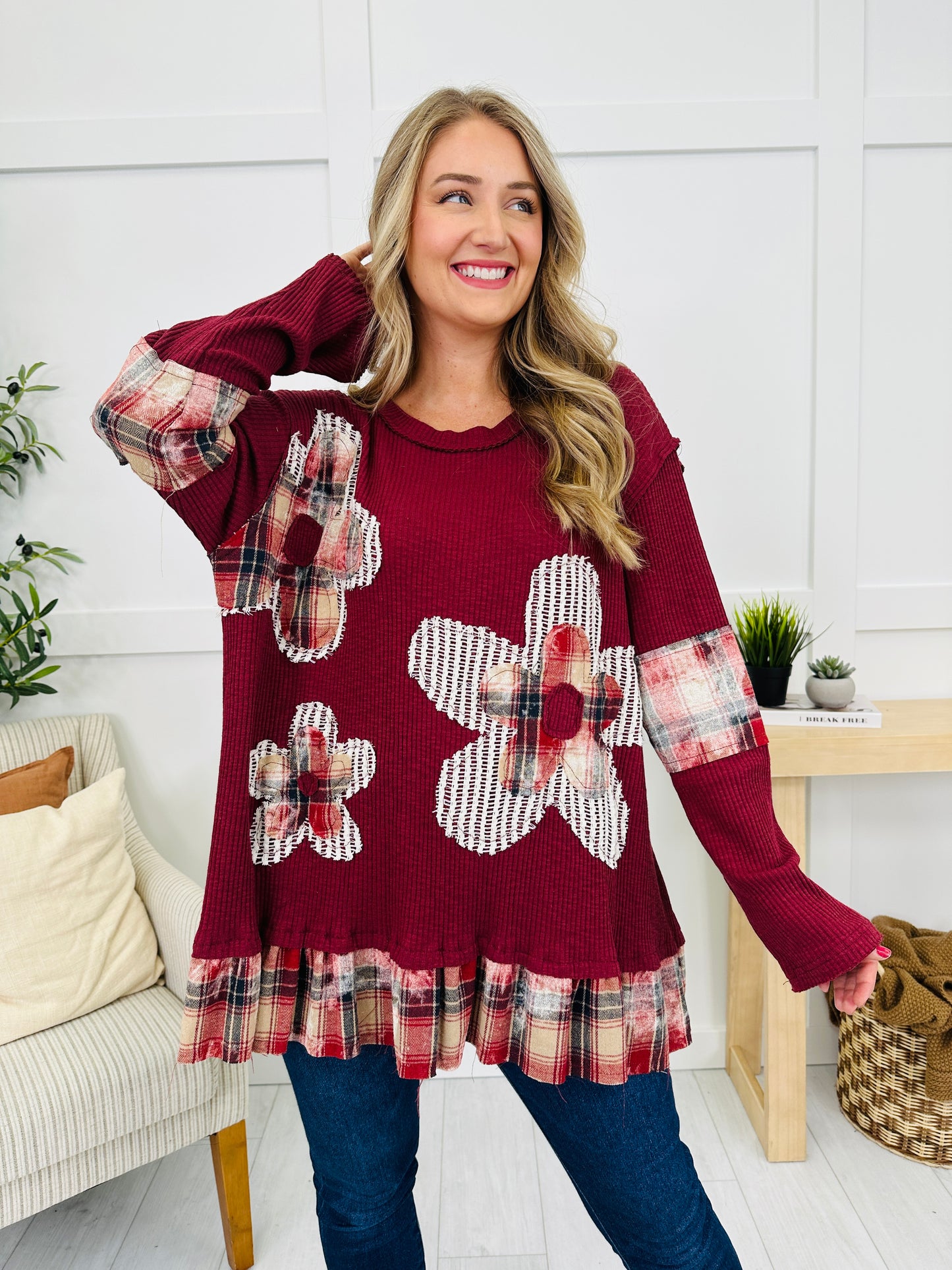 Rewriting The Rules Top In Burgundy