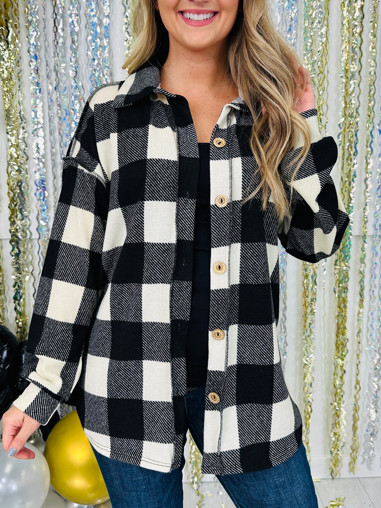 Trailside Check Shacket