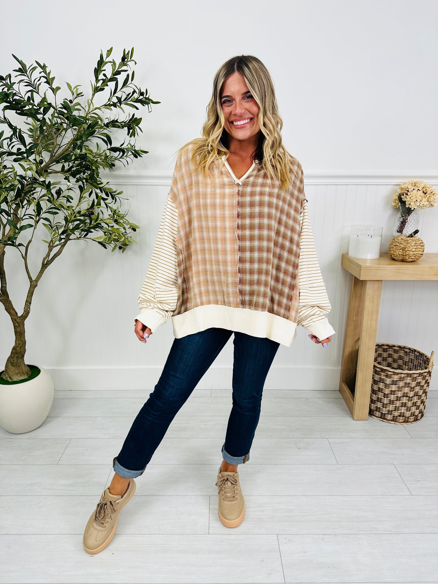 Plaid to Meet You Top