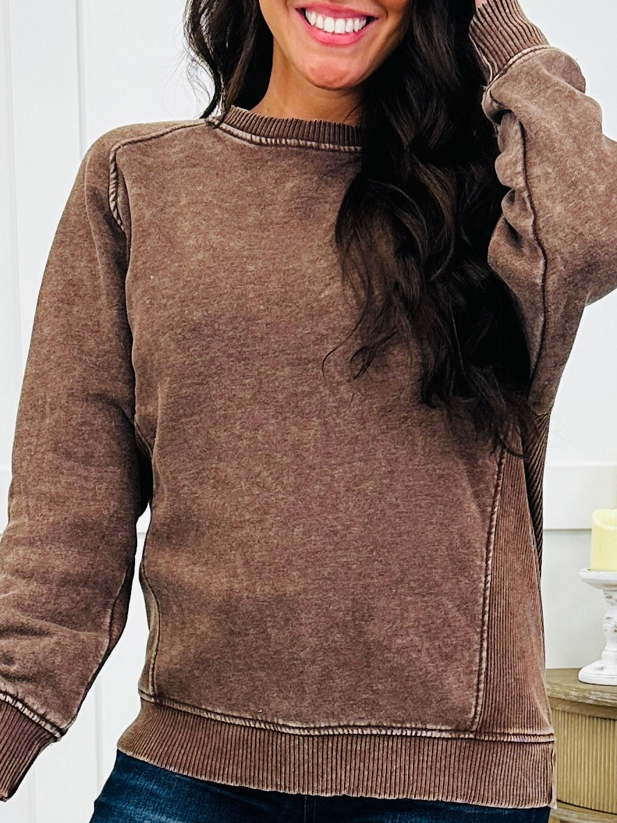 Stay Awhile Sweatshirt In Multiple Colors