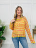Sunset Ripple Knit Top