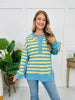 Play It Cool Pullover in Yellow/Blue