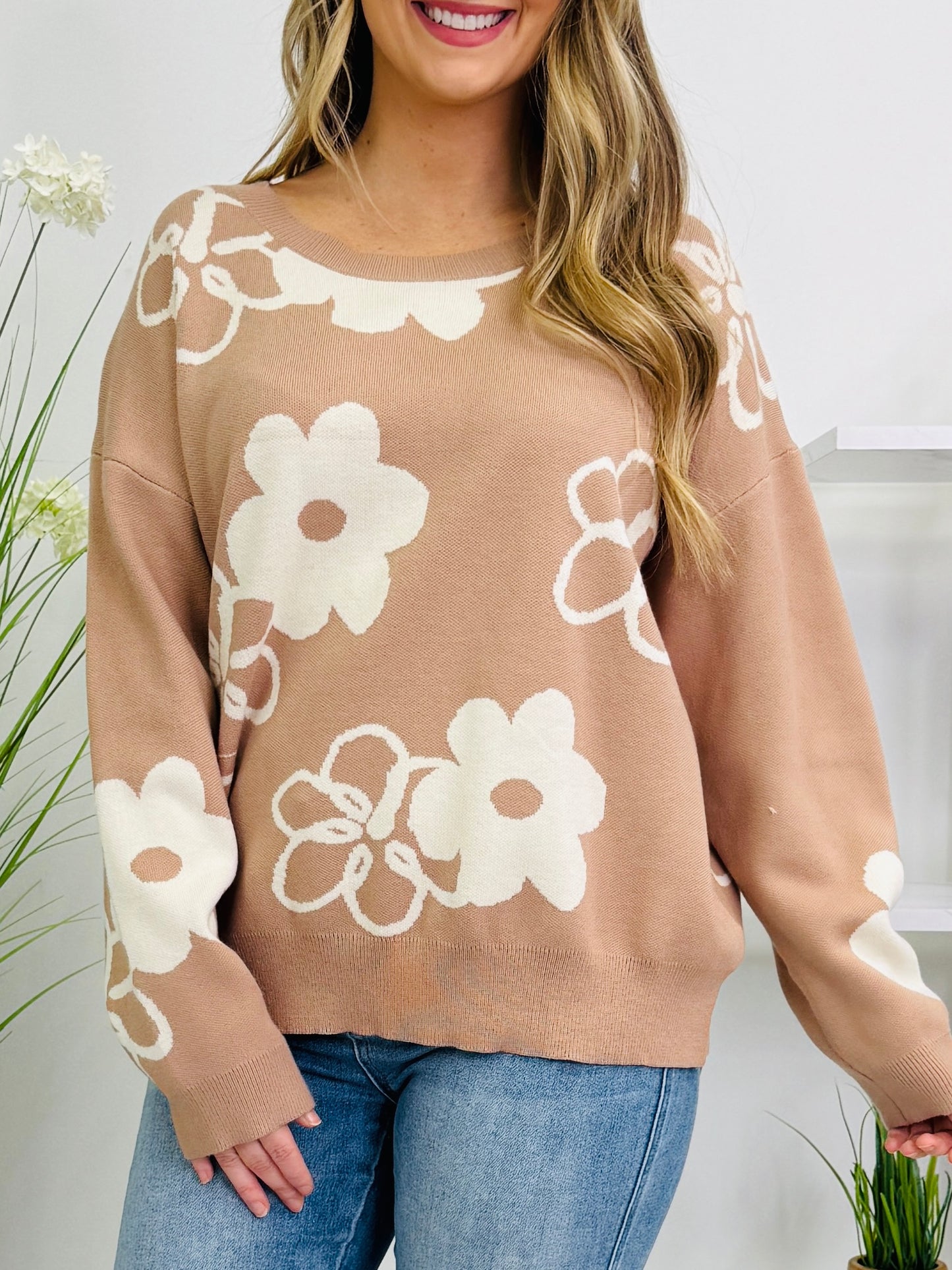 The Bloom That Stayed Sweater