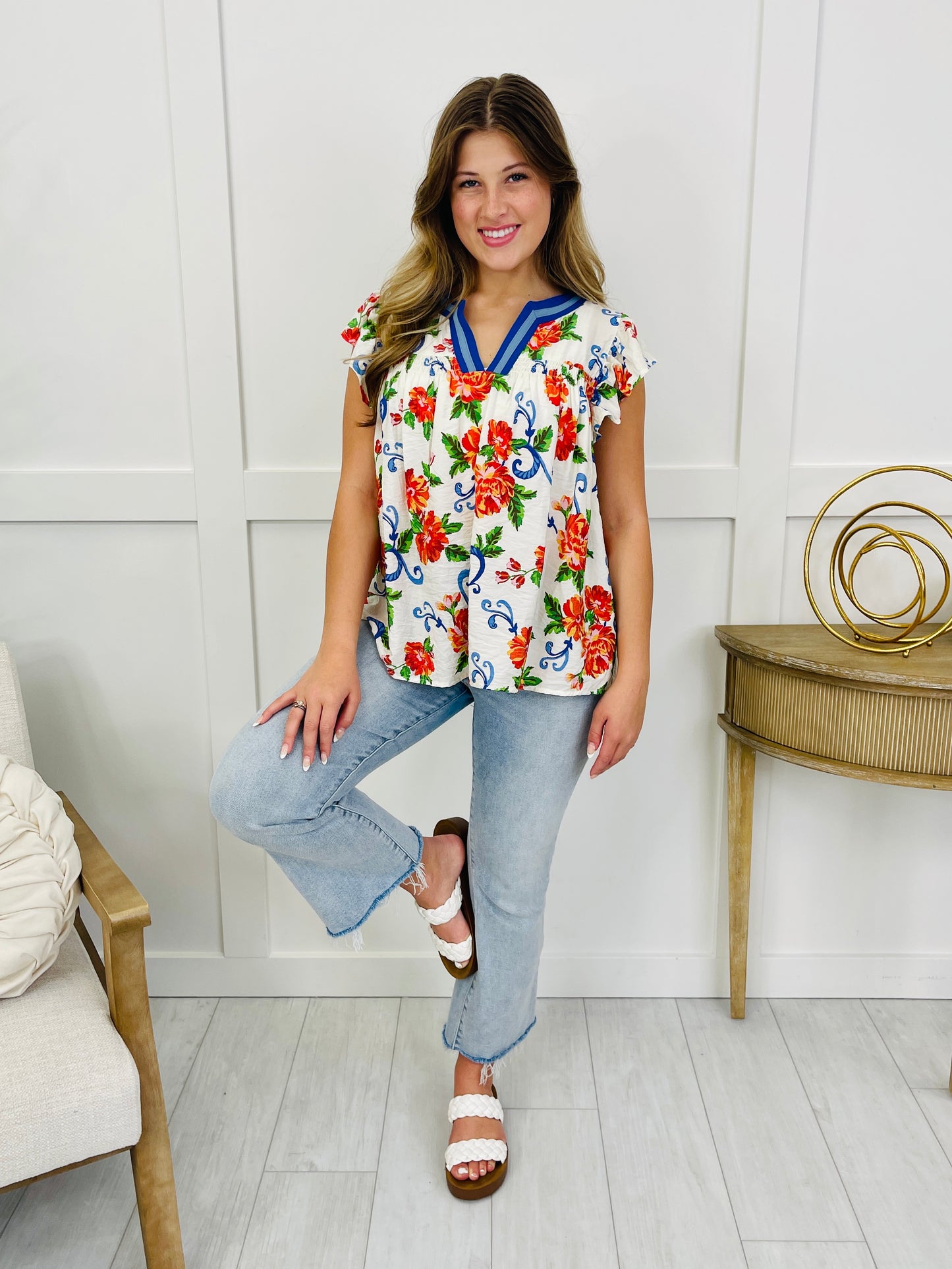 The Riviera Bloom Top