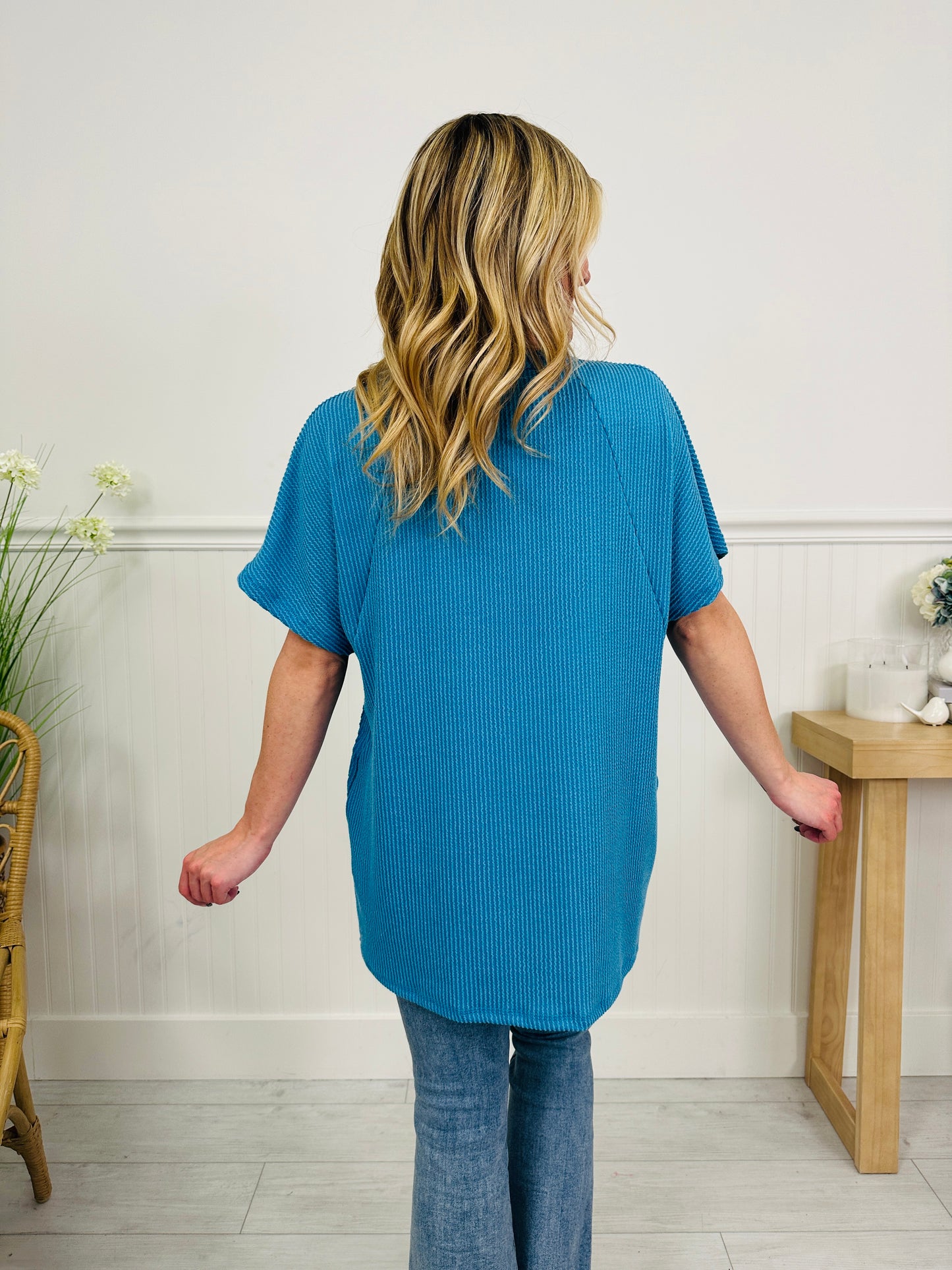 Pop of Color Top in Multiple Colors