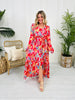 Tropical Tease Dress in Hot Pink