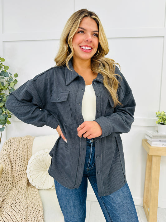 Reg/Curvy Fireside Lane Shacket-Multiple Colors!