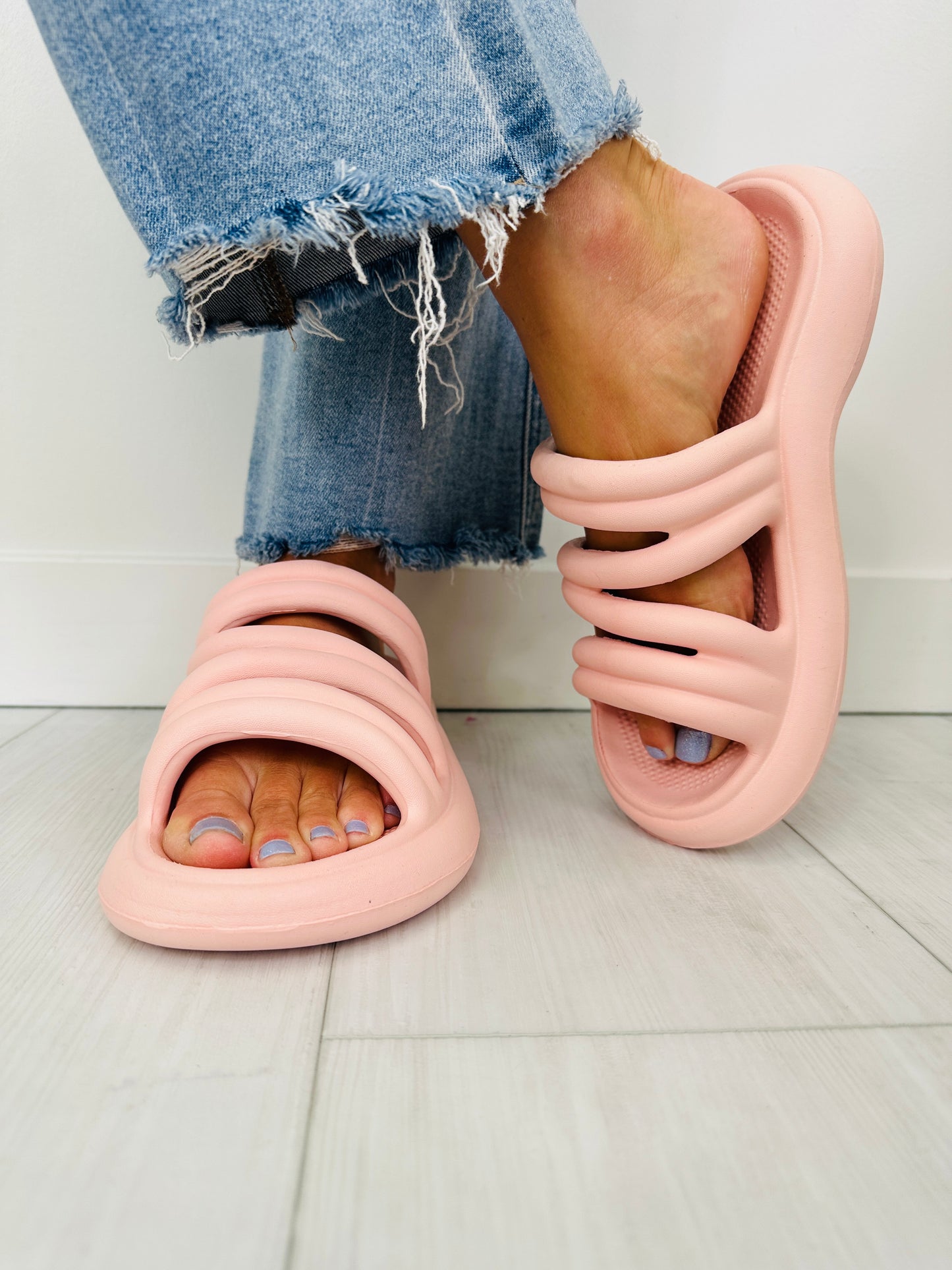 Clouded Rainbow Sandals In Multiple Colors