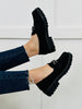 Two Way Street Loafers In Black Suede